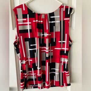 Calvin Klein sleeveless pinafore like neck